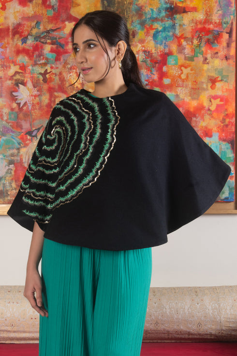 Smokey Twirl Poncho